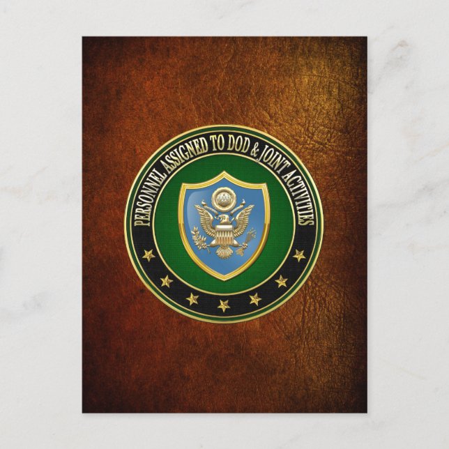 [100] DOD & Joint Activities CSIB Special Edition Postcard (Front)