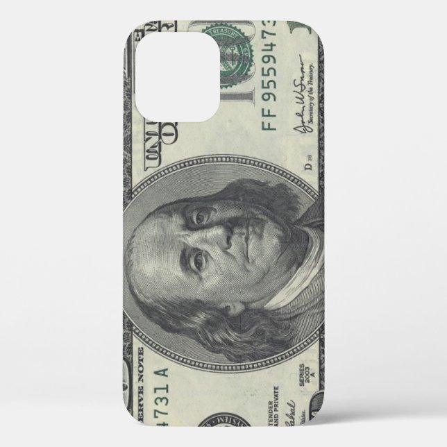 100 Dollar Bill Case-Mate iPhone Case (Back)