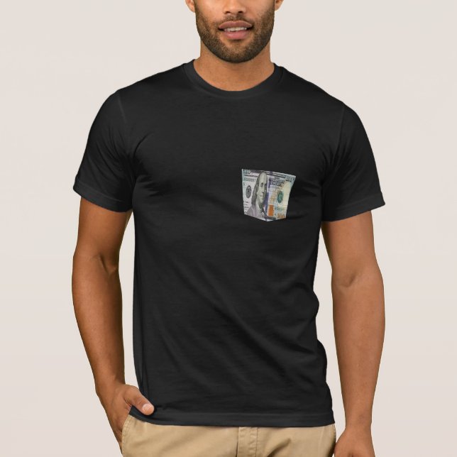 100 dollar bill tshirt design serengetee gift idea (Front)