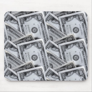 100 dollar bills mouse mat