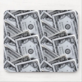 100 dollar bills mouse mat