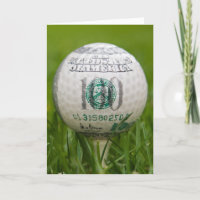 100 Dollar Birthday Golf Ball