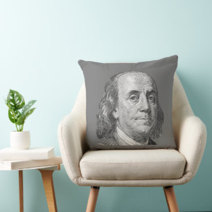 100 dollars, Benjamin Franklin Cushion