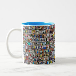 100 Doors of Dublin Ireland Collage Coffee Mug