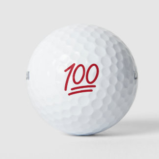 100 Emoji Designed Golf Balls