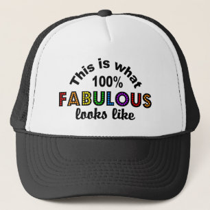 100% FABULOUS hat - choose colour