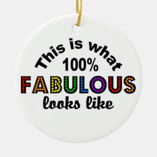 100% FABULOUS ornament, customize Ceramic Tree Decoration