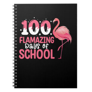 100 Flamazing Days of School Flamingo Teacher Notebook