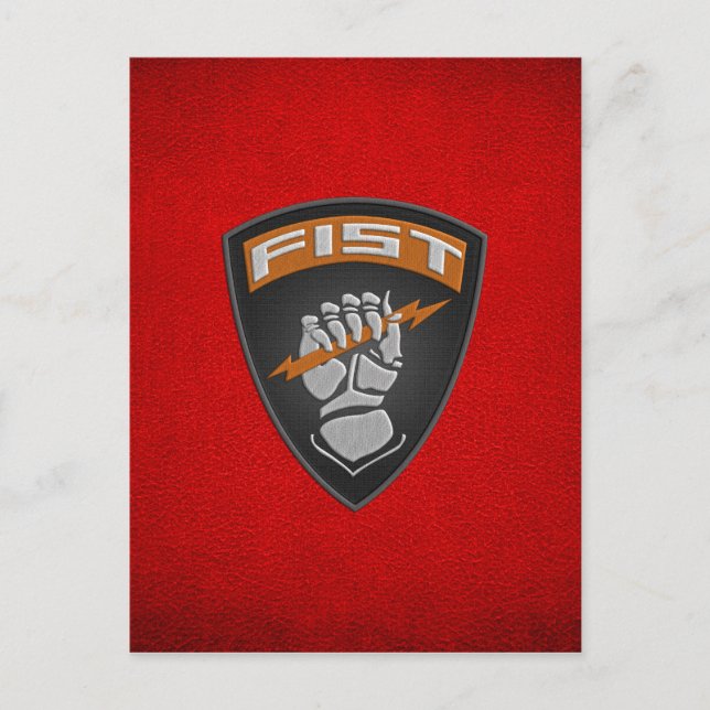 [100] Forward Observer (FIST) [Patch] Postcard (Front)