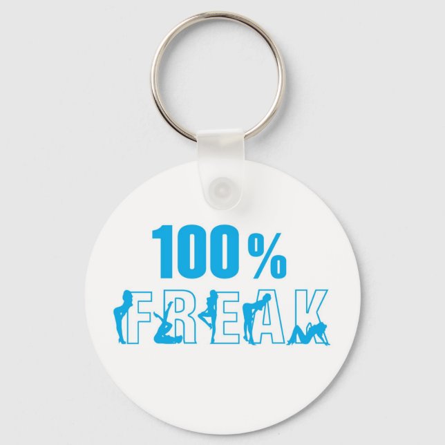 100% Freak Keychain (Front)