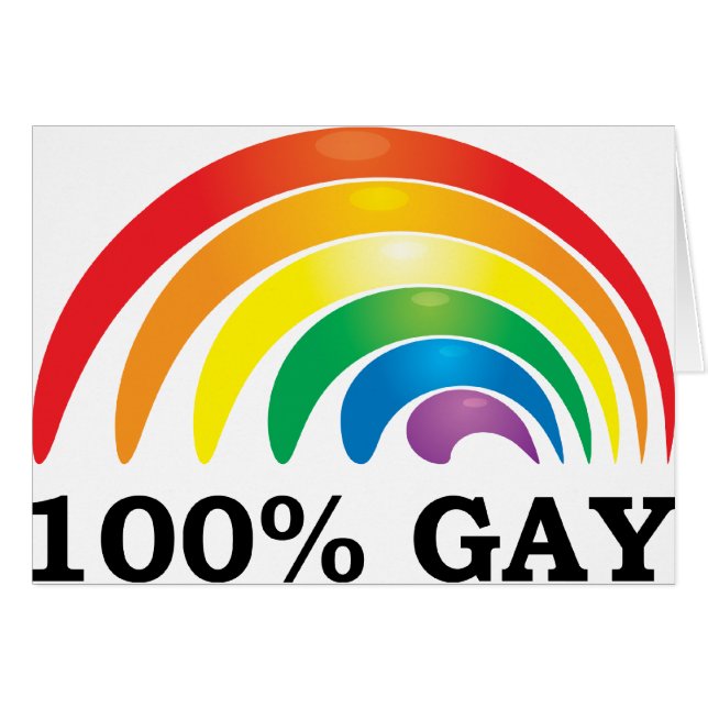 100% Gay (Front Horizontal)