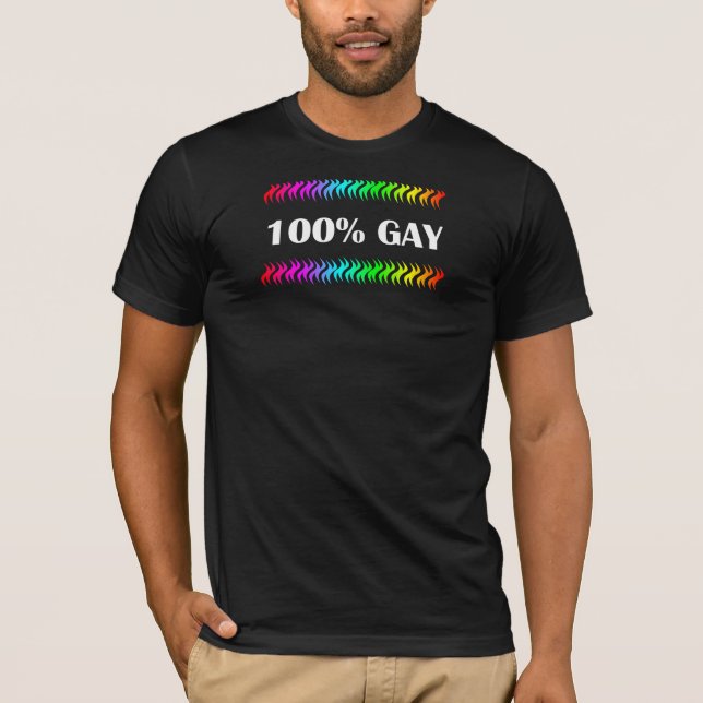 100% Gay T-Shirt (Front)
