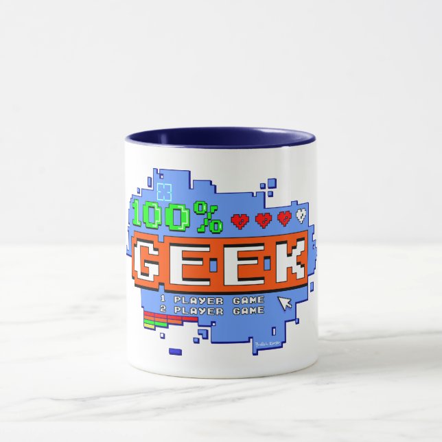 100% Geek Mug (Center)