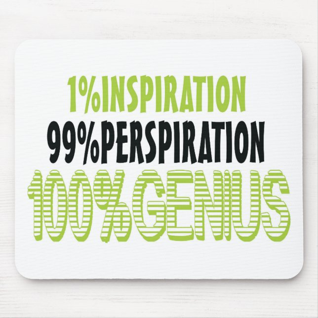 100% genius mouse mat (Front)