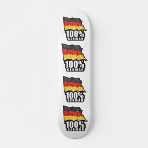 100% German Wavy Flag Design Skateboard