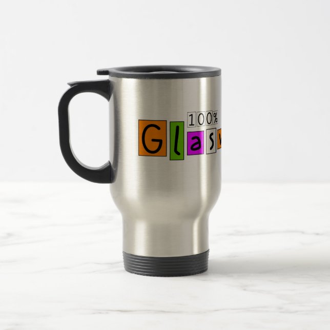 100% Glaswegian Travel Mug (Left)