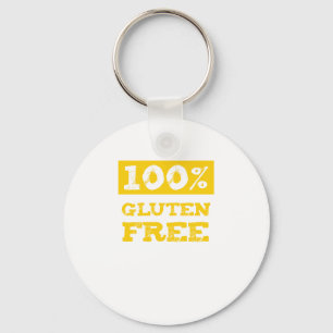 100% Gluten Free Key Ring