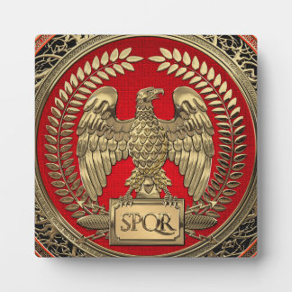 [100] Gold Roman Imperial Eagle Plaque