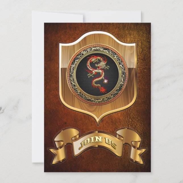 [100] Golden Chinese Dragon Fucanglong (Front)