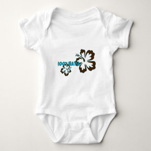100% Hapa (with Hibiscus) Baby Bodysuit