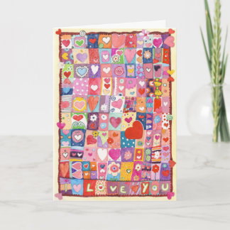 100 Hearts Card