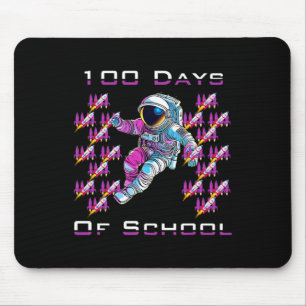 100 hundred Days of School Astronauts and Space Ro Mouse Mat