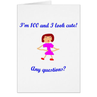 100 I look cute!