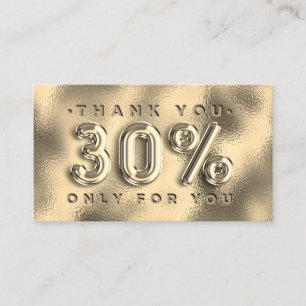 100 INSERT QRCODE 30%OFF Logo Gold Thank YOu