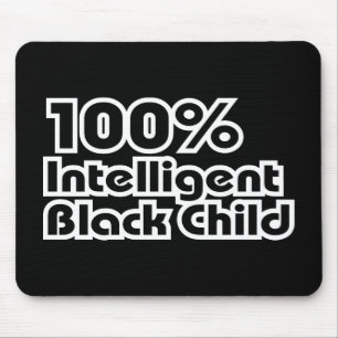 100% Intelligent Black Child Mouse Mat