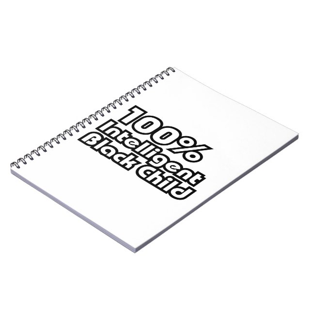 100% Intelligent Black Child Notebook (Left Side)