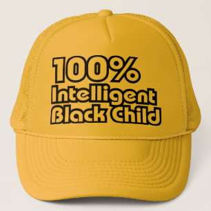 100% Intelligent Black Trucker Hat