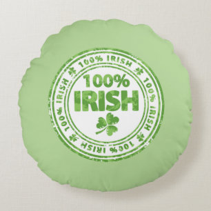 100% Irish Round Cushion