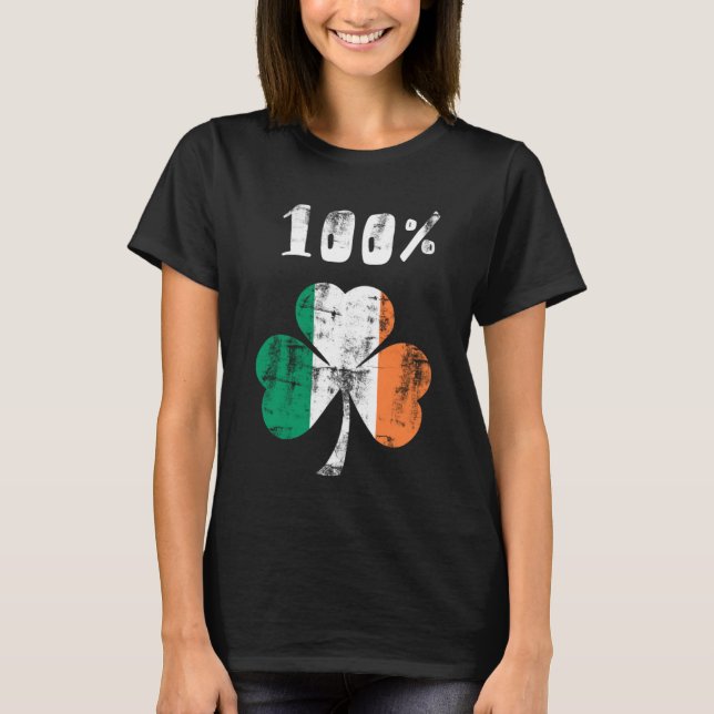 100% Irish T-Shirt (Front)