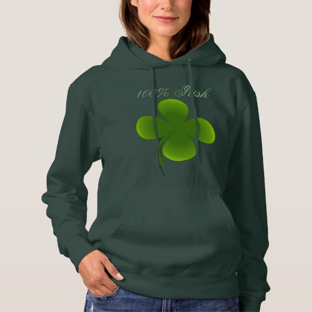 100% Irish Thunder_Cove Hoodie (Front)