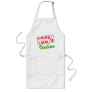 100% Italian kitchen apron for men and women