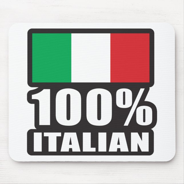 100% Italian Mouse Mat (Front)