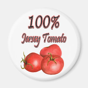 100% Jersey Tomato Magnet