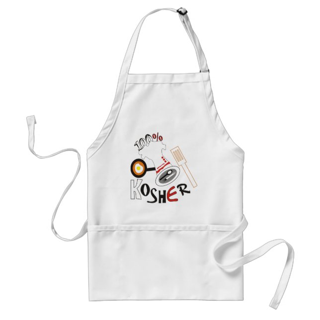 100% Kosher Standard Apron (Front)