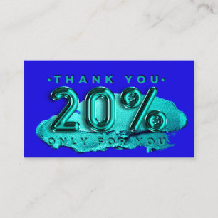 100  Logo QRCODE 20%OFF Code Makeup Strokes Business Card