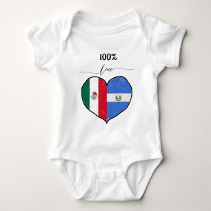 100 Love   Salvadoran and Mexican Baby Bodysuit