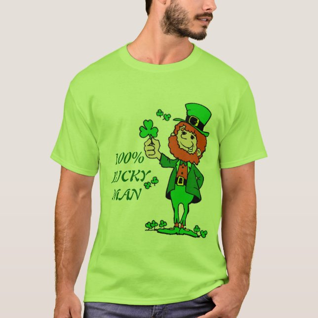 100% Lucky Man T-Shirt (Front)