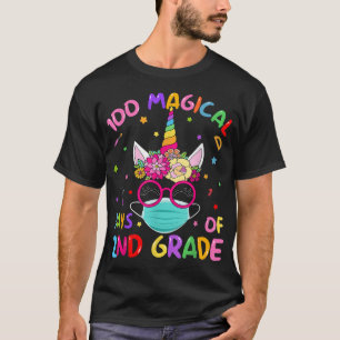 100 Magical Days Of 2nd Grade School Unicorn Mask T-Shirt