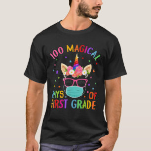 100 Magical Days Of First Grades School Unicorn Ma T-Shirt