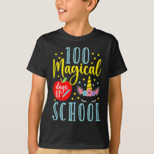 100 Magical Days Of School Magical Unicorn Lover T-Shirt