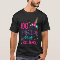 100 Magical Days Of School Unicorn Face Teacher St