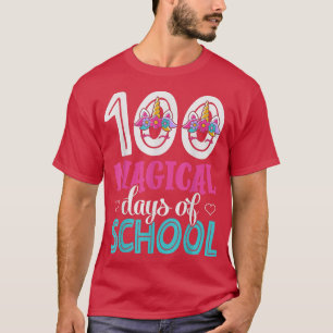 100 Magical Days of School Unicorn Teacher Student T-Shirt