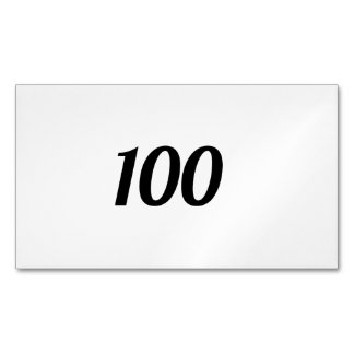 100 Magnetic BUSINESS CARD