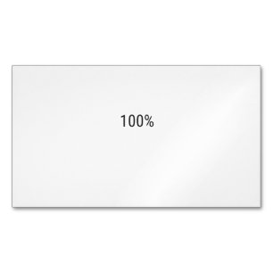 100% 	Magnetic BUSINESS CARD