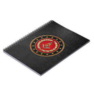 [100] Masonic Square and Compasses [3rd Degree] Notebook