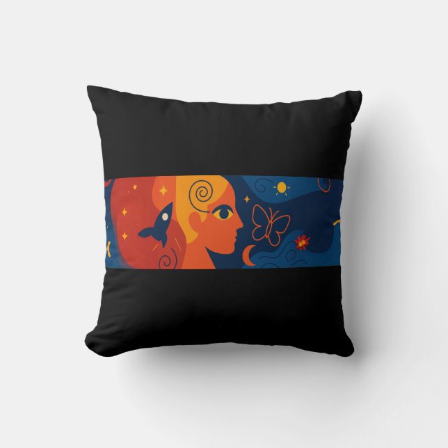 100 Men vs 1 Gorilla, Gift for Him, Gorilla Debate Cushion (Front)